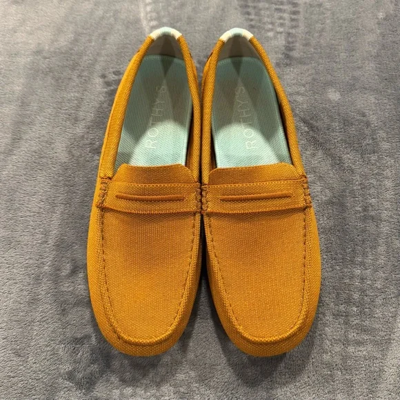 Rothy's Women’s ‘The Driver’ Cognac Slip-On Loafers - Picture 6 of 11
